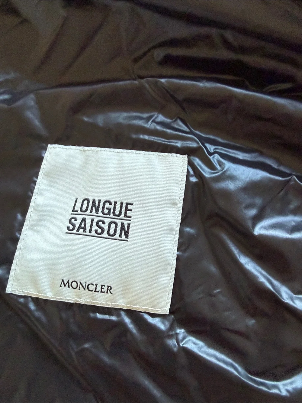 Moncler glossy black